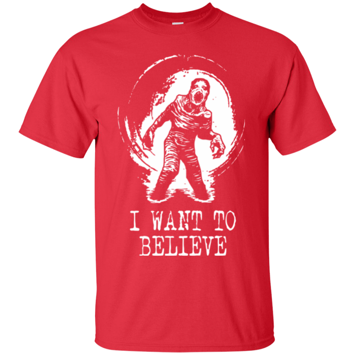 T-Shirts Red / Small Believe in Flukeman T-Shirt