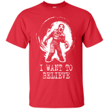 T-Shirts Red / Small Believe in Flukeman T-Shirt