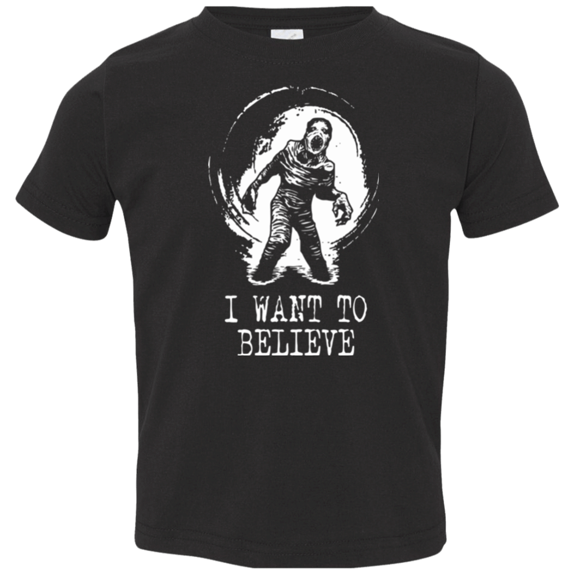 T-Shirts Black / 2T Believe in Flukeman Toddler Premium T-Shirt