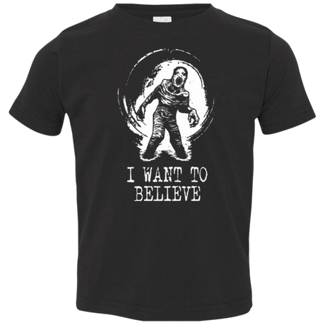 T-Shirts Black / 2T Believe in Flukeman Toddler Premium T-Shirt