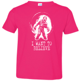 T-Shirts Hot Pink / 2T Believe in Flukeman Toddler Premium T-Shirt