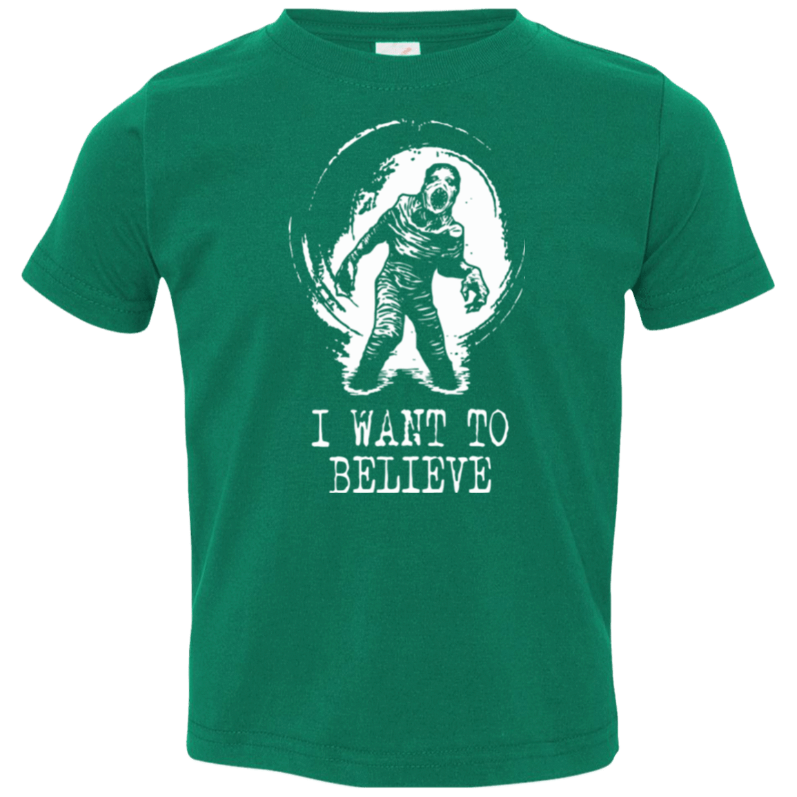 T-Shirts Kelly / 2T Believe in Flukeman Toddler Premium T-Shirt