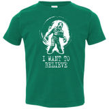 T-Shirts Kelly / 2T Believe in Flukeman Toddler Premium T-Shirt