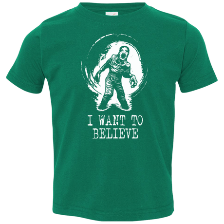 T-Shirts Kelly / 2T Believe in Flukeman Toddler Premium T-Shirt