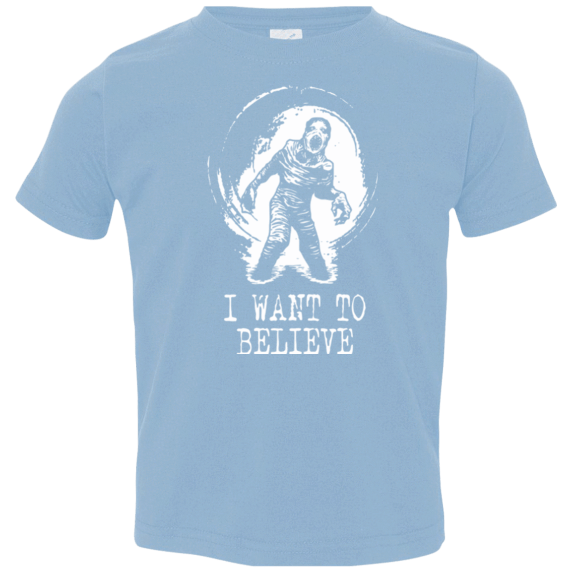 T-Shirts Light Blue / 2T Believe in Flukeman Toddler Premium T-Shirt