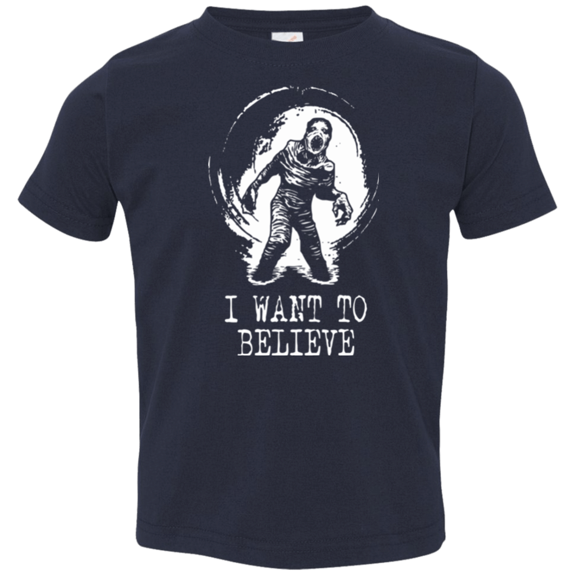 T-Shirts Navy / 2T Believe in Flukeman Toddler Premium T-Shirt