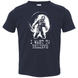 T-Shirts Navy / 2T Believe in Flukeman Toddler Premium T-Shirt