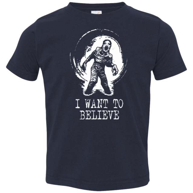 T-Shirts Navy / 2T Believe in Flukeman Toddler Premium T-Shirt