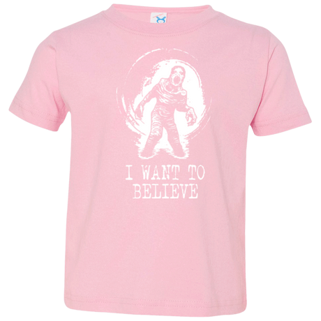 T-Shirts Pink / 2T Believe in Flukeman Toddler Premium T-Shirt