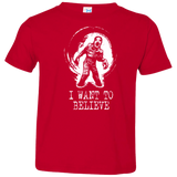 T-Shirts Red / 2T Believe in Flukeman Toddler Premium T-Shirt