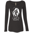T-Shirts Vintage Black / Small Believe in Flukeman Women's Triblend Long Sleeve Shirt