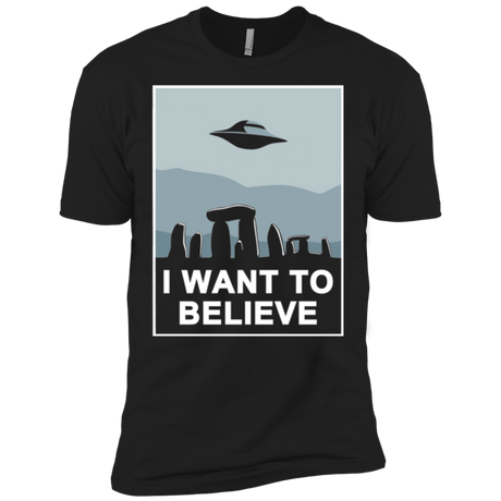 T-Shirts Black / X-Small Believe in Stonehenge Men's Premium T-Shirt