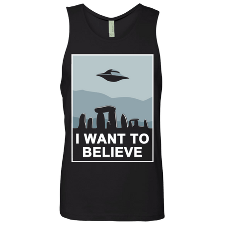 T-Shirts Black / Small Believe in Stonehenge Men's Premium Tank Top