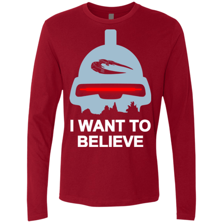 T-Shirts Cardinal / Small Believe in toasters Men's Premium Long Sleeve