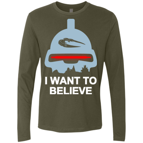T-Shirts Military Green / Small Believe in toasters Men's Premium Long Sleeve