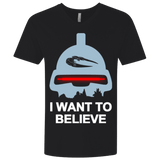 T-Shirts Black / X-Small Believe in toasters Men's Premium V-Neck