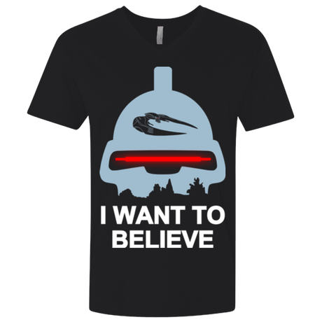 T-Shirts Black / X-Small Believe in toasters Men's Premium V-Neck