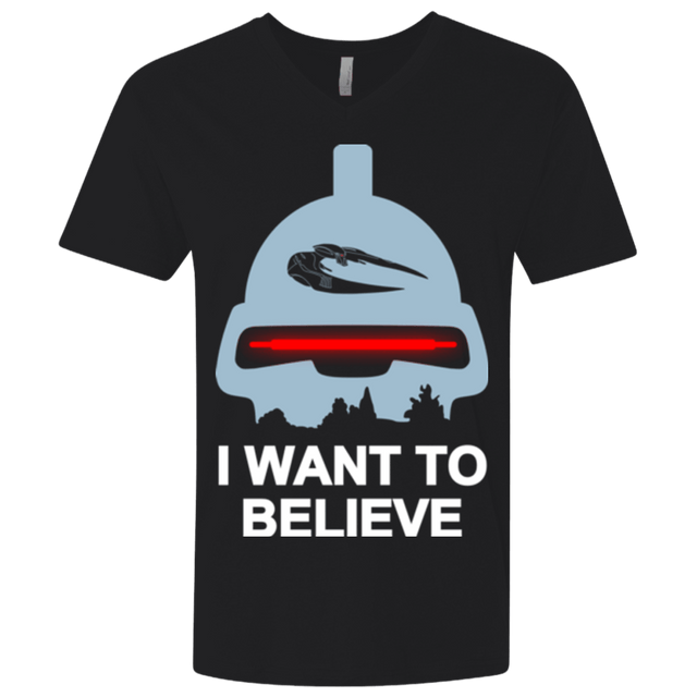 T-Shirts Black / X-Small Believe in toasters Men's Premium V-Neck