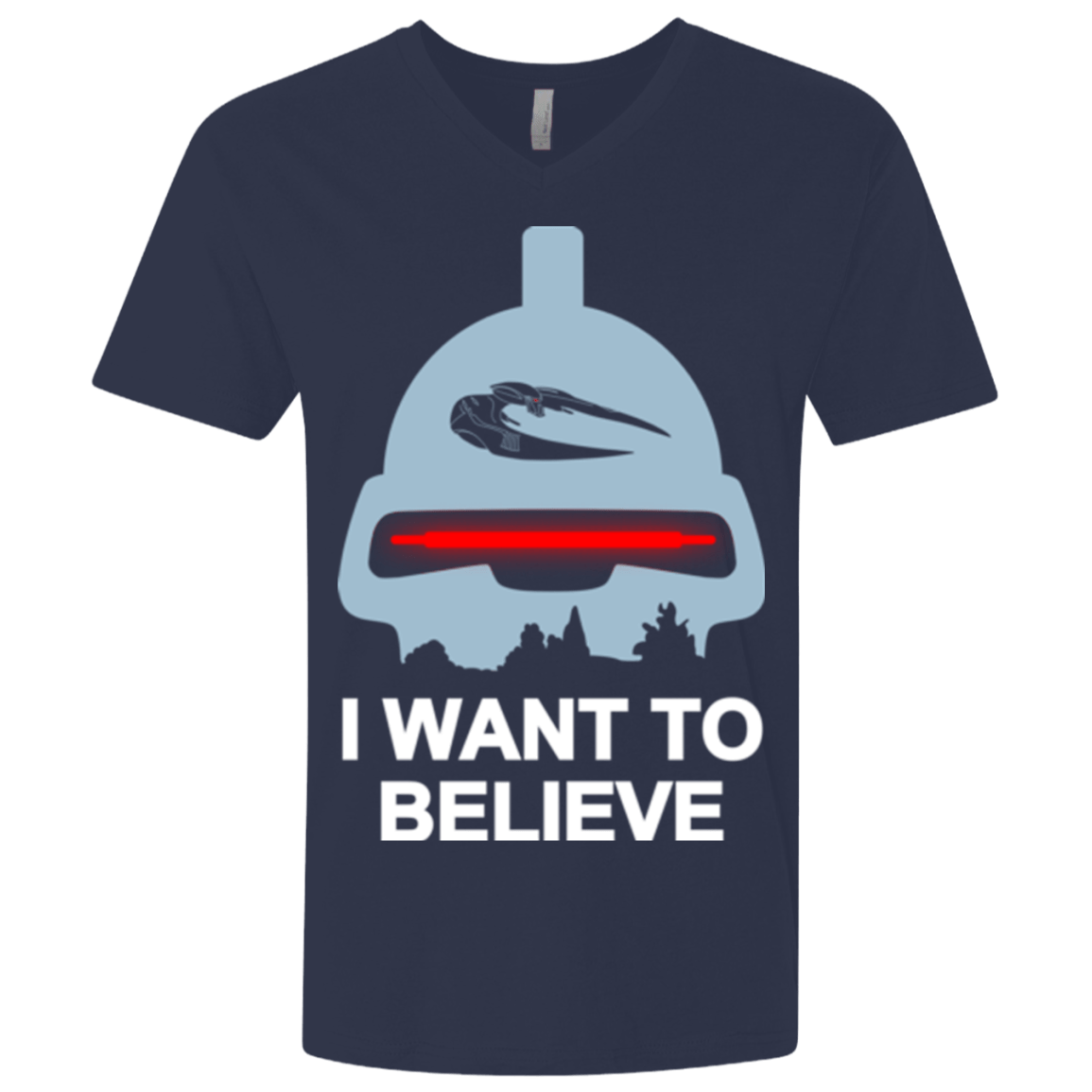 T-Shirts Midnight Navy / X-Small Believe in toasters Men's Premium V-Neck