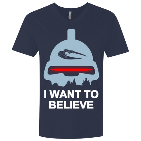 T-Shirts Midnight Navy / X-Small Believe in toasters Men's Premium V-Neck