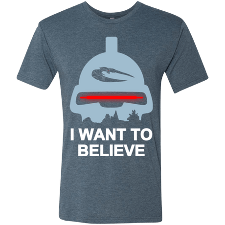 T-Shirts Indigo / Small Believe in toasters Men's Triblend T-Shirt