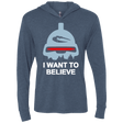 T-Shirts Indigo / X-Small Believe in toasters Triblend Long Sleeve Hoodie Tee