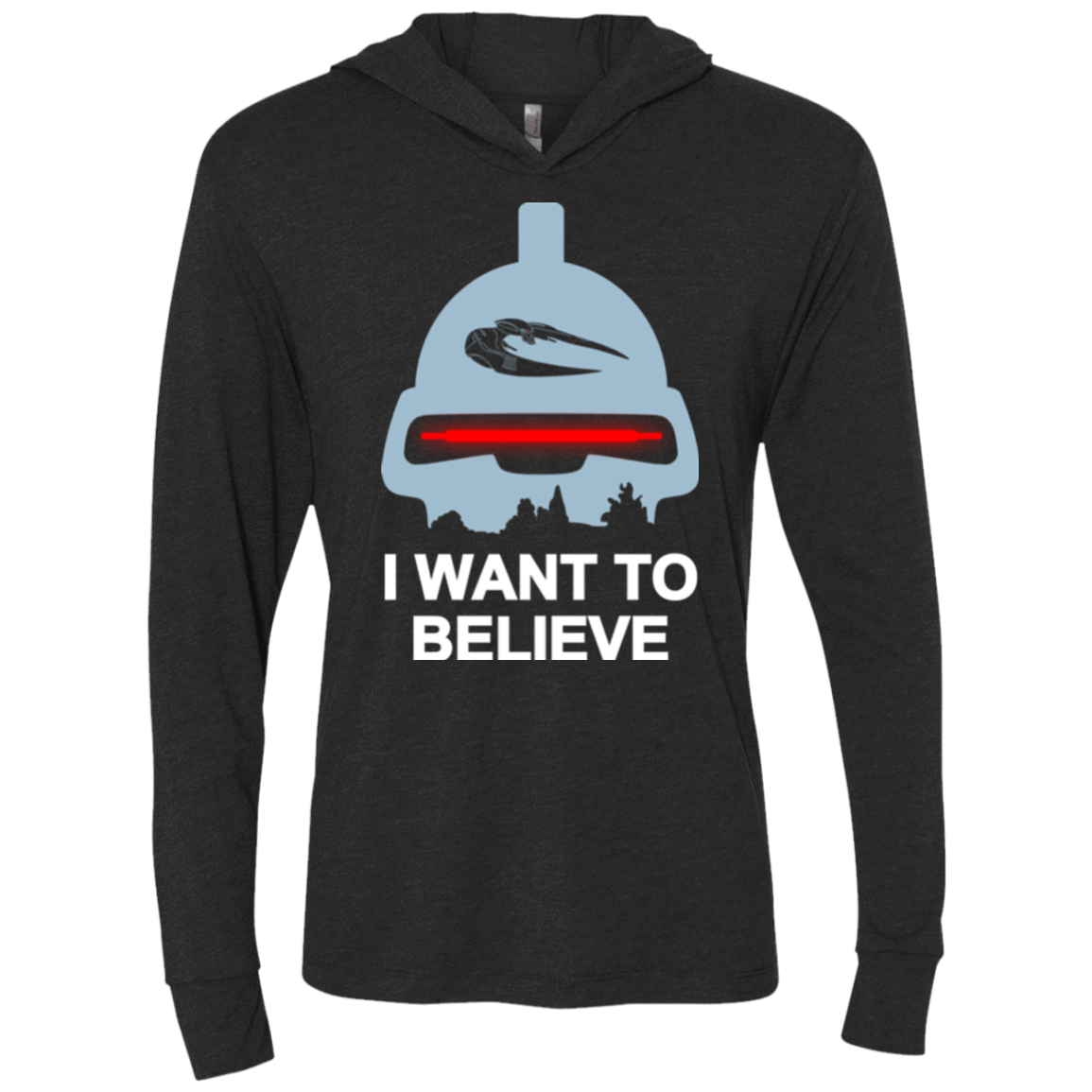 T-Shirts Vintage Black / X-Small Believe in toasters Triblend Long Sleeve Hoodie Tee