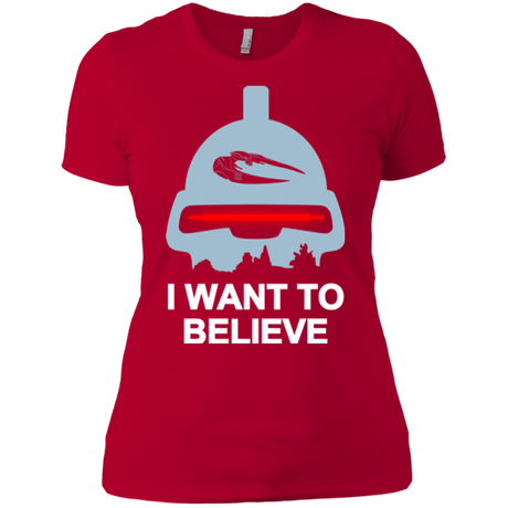 T-Shirts Red / X-Small Believe in toasters Women's Premium T-Shirt