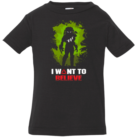 T-Shirts Black / 6 Months Believe in Yautja Infant Premium T-Shirt