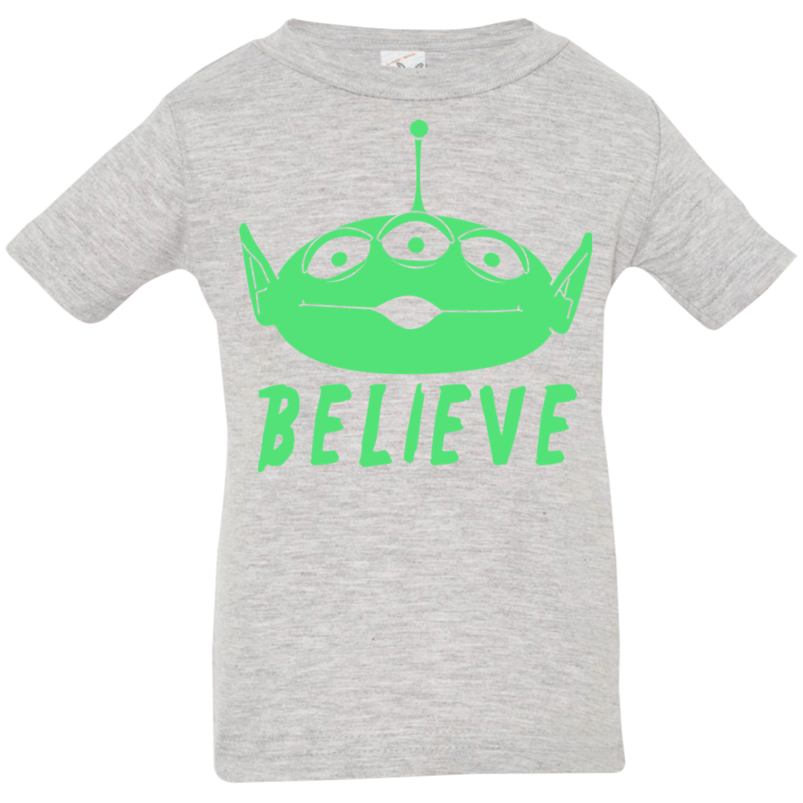 T-Shirts Heather Grey / 6 Months Believe Infant Premium T-Shirt