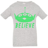 T-Shirts Heather Grey / 6 Months Believe Infant Premium T-Shirt
