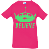 T-Shirts Hot Pink / 6 Months Believe Infant Premium T-Shirt