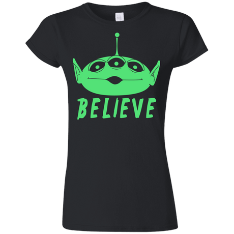 T-Shirts Black / S Believe Junior Slimmer-Fit T-Shirt