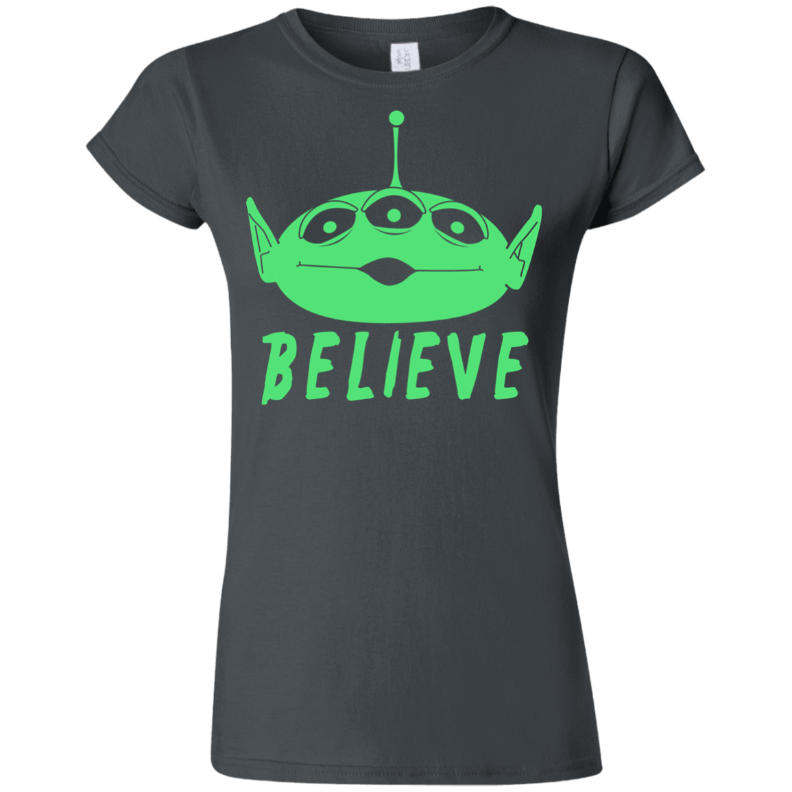 T-Shirts Charcoal / S Believe Junior Slimmer-Fit T-Shirt