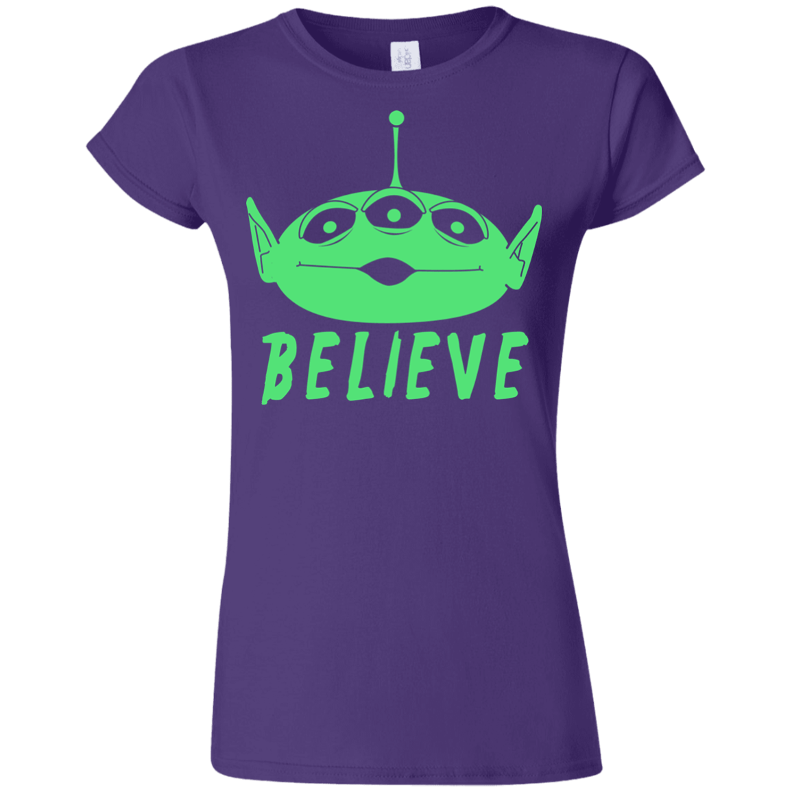 T-Shirts Purple / S Believe Junior Slimmer-Fit T-Shirt