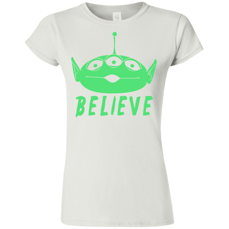 T-Shirts White / S Believe Junior Slimmer-Fit T-Shirt