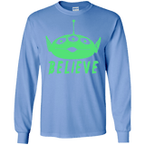 T-Shirts Carolina Blue / S Believe Men's Long Sleeve T-Shirt