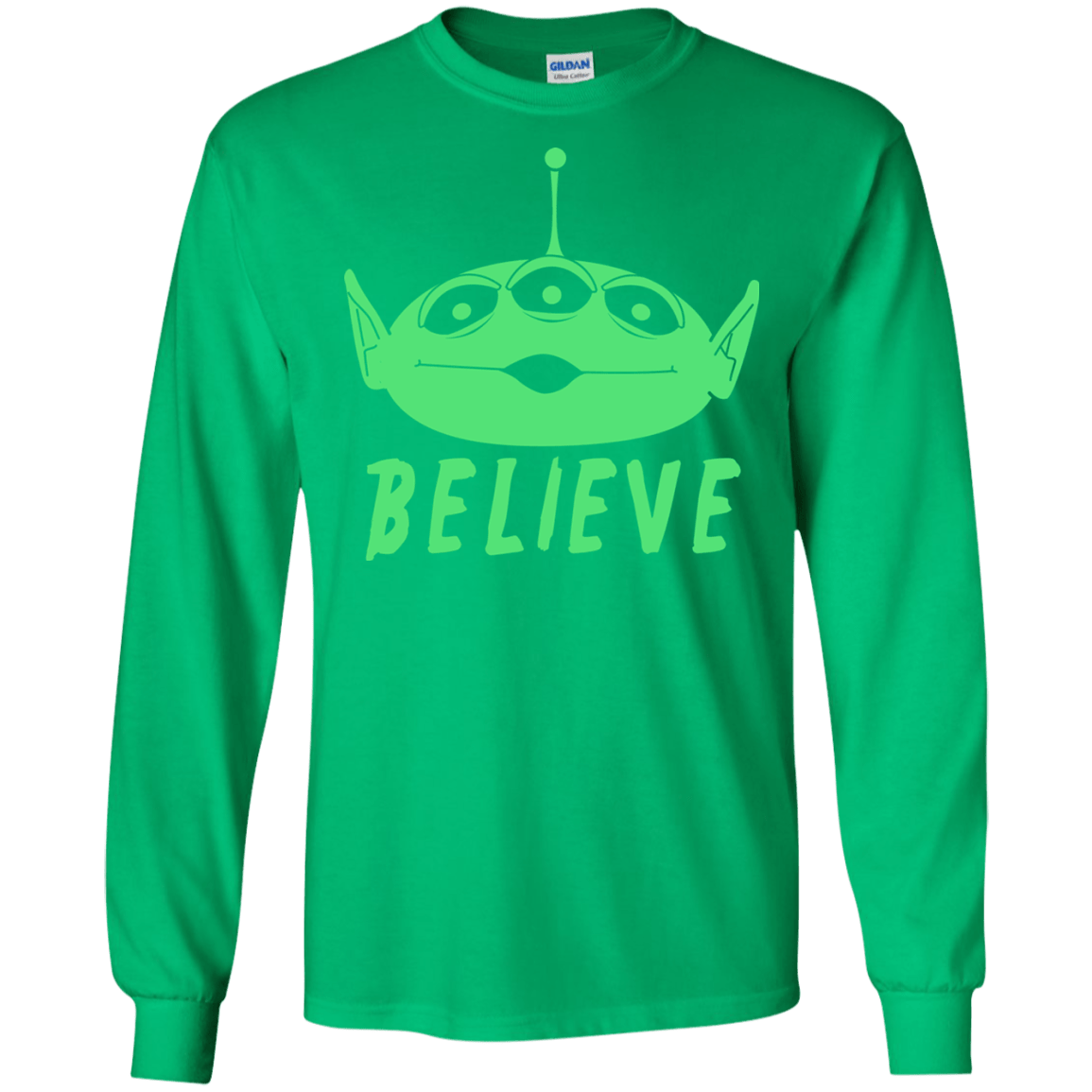 T-Shirts Irish Green / S Believe Men's Long Sleeve T-Shirt