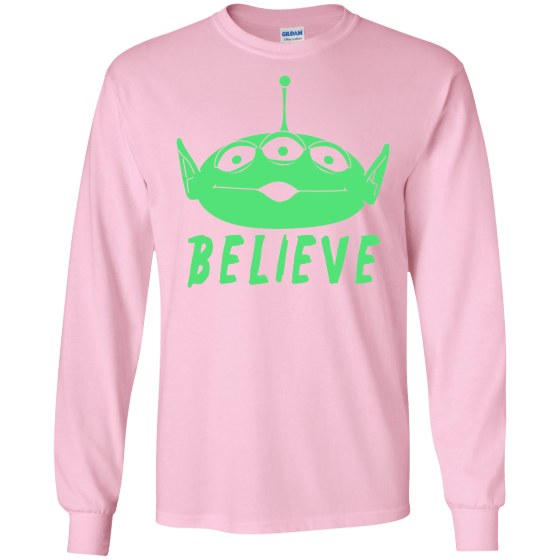 T-Shirts Light Pink / S Believe Men's Long Sleeve T-Shirt