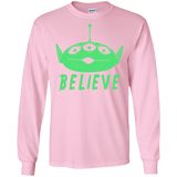 T-Shirts Light Pink / S Believe Men's Long Sleeve T-Shirt