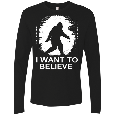 T-Shirts Black / Small Believe Men's Premium Long Sleeve