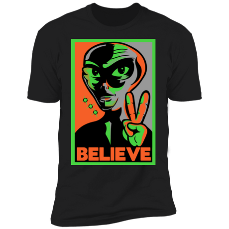 T-Shirts Black / S Believe Men's Premium T-Shirt