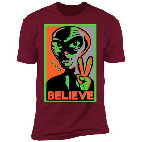 T-Shirts Cardinal / S Believe Men's Premium T-Shirt