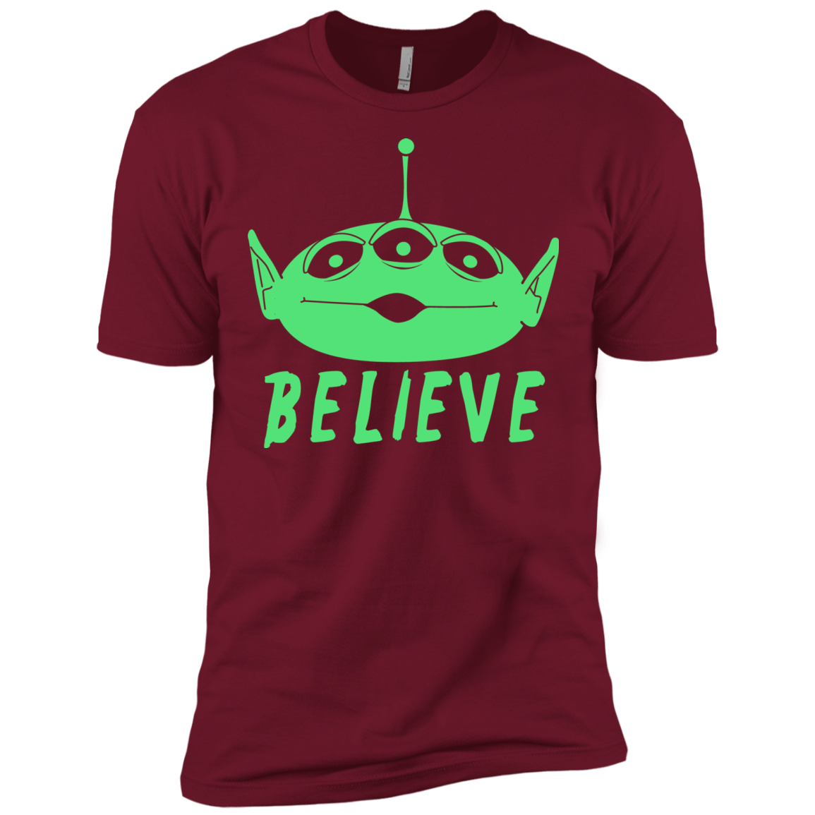 T-Shirts Cardinal / X-Small Believe Men's Premium T-Shirt