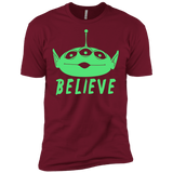 T-Shirts Cardinal / X-Small Believe Men's Premium T-Shirt