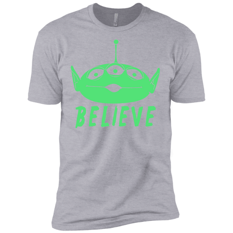 T-Shirts Heather Grey / X-Small Believe Men's Premium T-Shirt