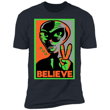 T-Shirts Indigo / S Believe Men's Premium T-Shirt