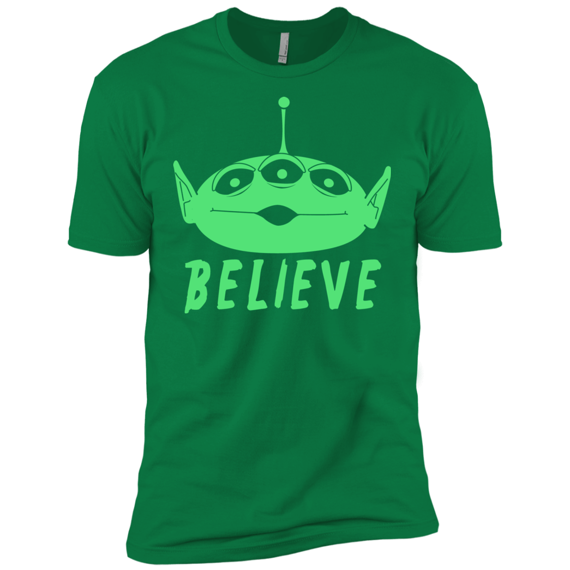 T-Shirts Kelly Green / X-Small Believe Men's Premium T-Shirt