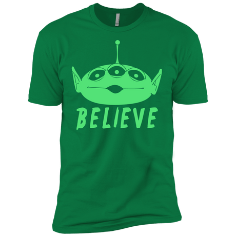T-Shirts Kelly Green / X-Small Believe Men's Premium T-Shirt