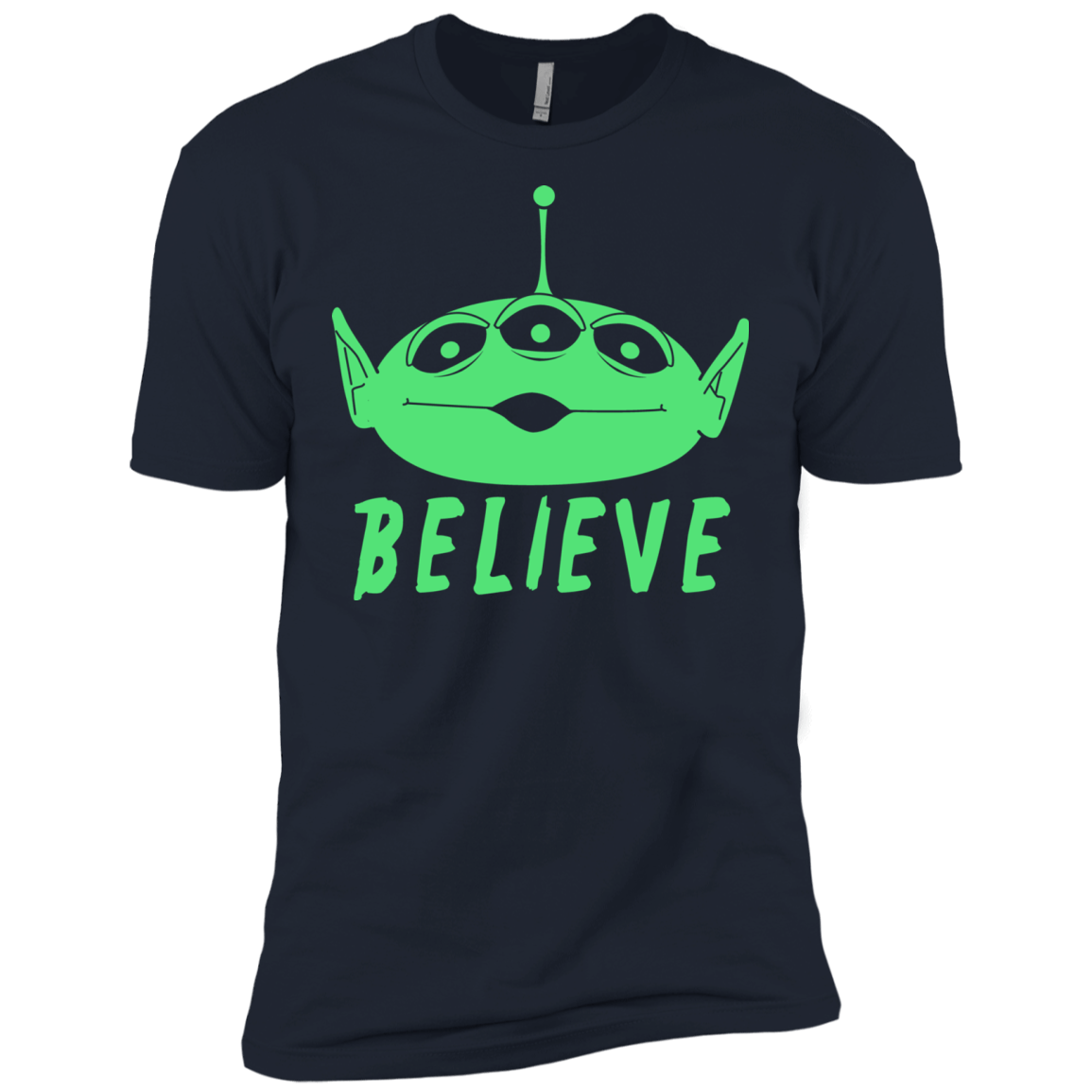 T-Shirts Midnight Navy / X-Small Believe Men's Premium T-Shirt
